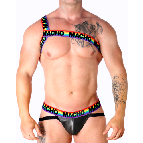 Harnais MACHO - ROMAN HARNESS PRIDE S/M - Kényelem és funkció