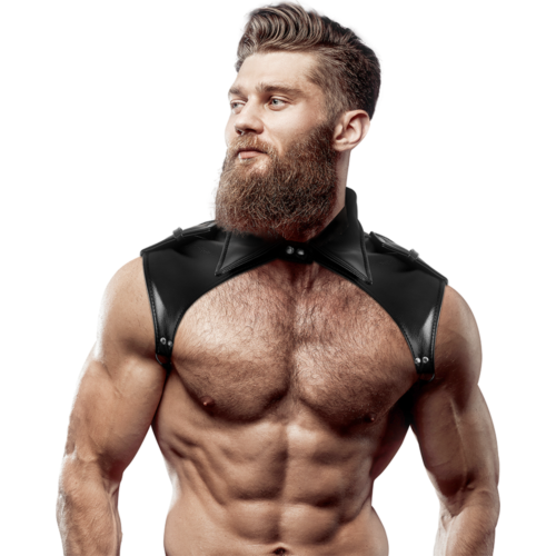 Férfi Hám FETISH SUBMISSIVE ATTITUDE - Állítható Eco-Bőr