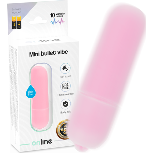 Mini vibrátor Mini ONLINE diszkrét és erőteljes