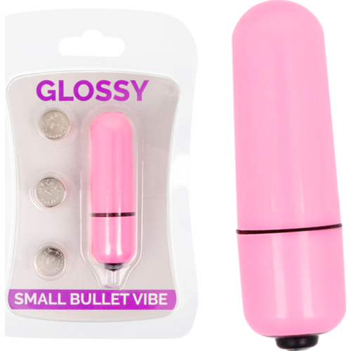 Vibrátor GLOSSY SMALL BULLET VIBE DEEP ROSE kompakt és vízálló