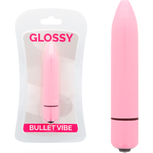 Vibrátor GLOSSY THIN VIBE DEEP ROSE - Kompakt és vízálló