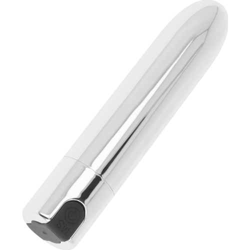 Vibrátor OHMAMA SILVER VIBRATING BULLET 9.5 CM