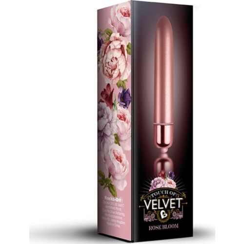 Vibrátor ROCKS-OFF Touch of Velvet Rose Bloom 10 sebességgel