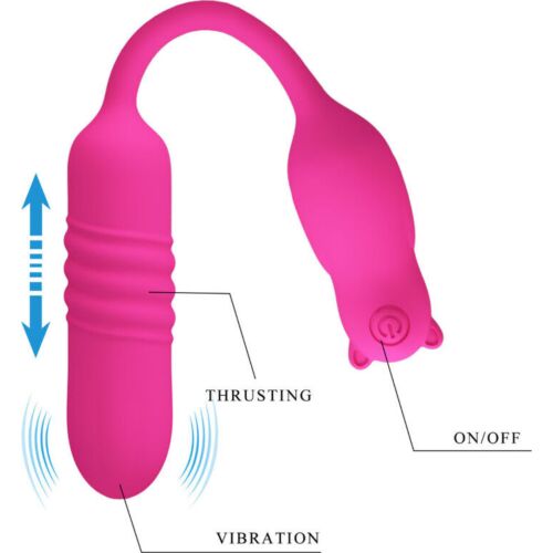 Vibrátor PRETTY LOVE FLIRTATION NOBIKUMA 3 rezgési mód