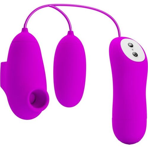Vibrátor Pretty Love - Vibráló golyó és szívó bögre