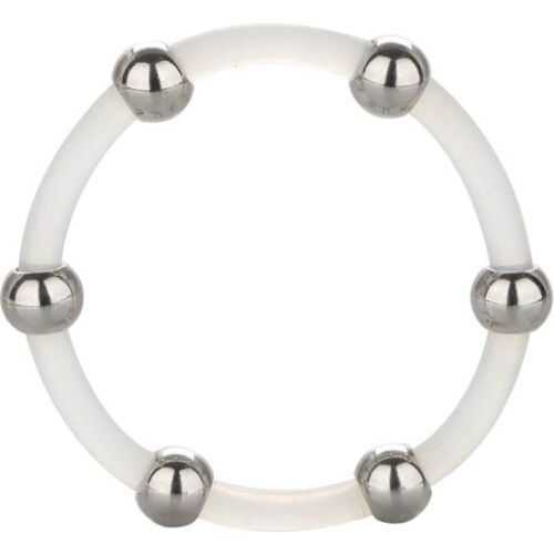 Cock Ring CALEXOTICS Steel Beaded XL