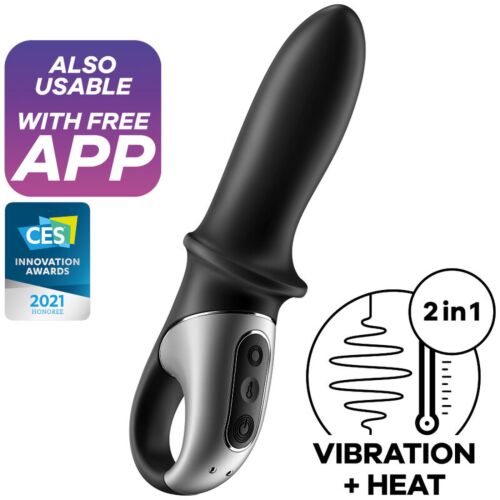 Anal Vibrátor SATISFYER HOT PASSION Hőmérsékletvezérléssel