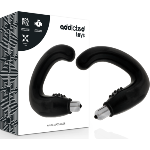Analyzós vibrátor ADDICTED TOYS - ANAL MASSAGER BLACK