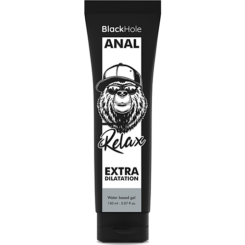 Anális lubrikáns Black Hole 150 ml - Enyhén zsibbasztó hatás