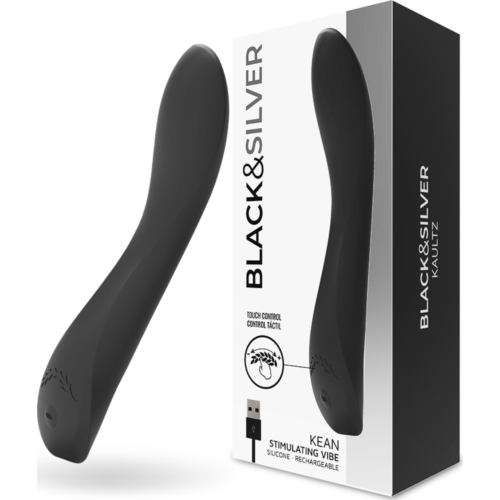 Pontos G Vibrátor BLACK&SILVER Kean Érintésvezérléssel