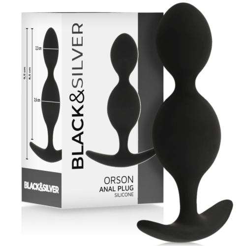 Bolas Anales BLACK&SILVER Orson 9 cm