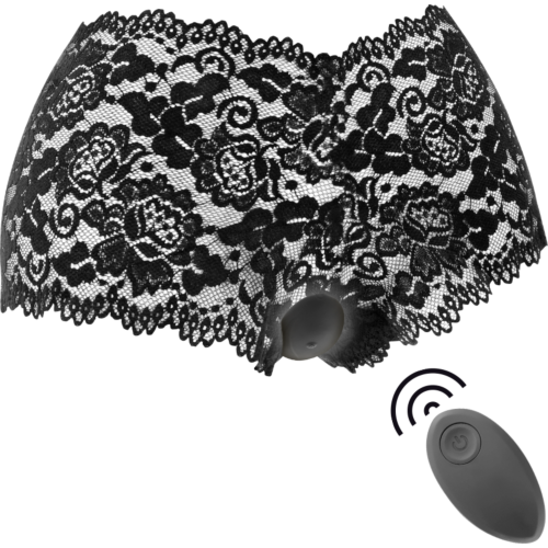 Távirányítós Stimulátor BLACK&SILVER ZARA Pantyval