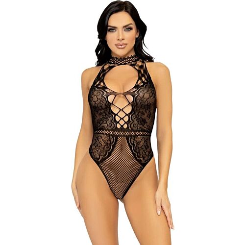 Bodystocking Leg Avenue - Szexi hal hálós bodysuit