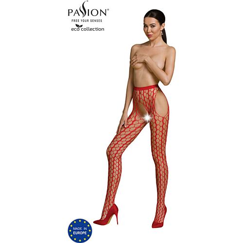 Bodystocking PASSION WOMAN ECO S007 fenntartható anyagokból