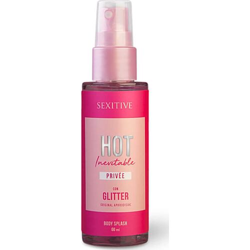 Testápoló SEXITIVE Body Splash Hot Inevitable Priv?e 60ml csillogó hatással