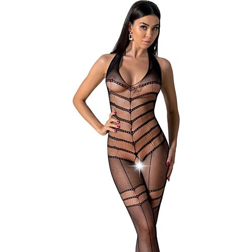Bodystocking PASSION BS100 fekete, egy méret