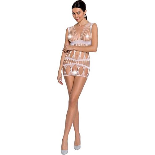 Bodystocking Bodystocking Passion Woman BS089 térhálóval és áttetsző részletekkel