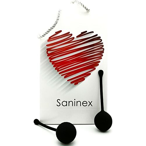 Alapgolyók SANINEX CLEVER BLACK BALL - Intenzív belső élmény