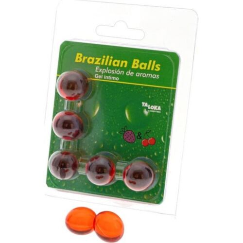 Brazilian Balls TALOKA 5 darabos szamóca és cseresznye ízű