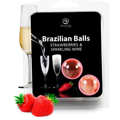 Brazilian Balls SECRETPLAY eper és pezsgő illattal