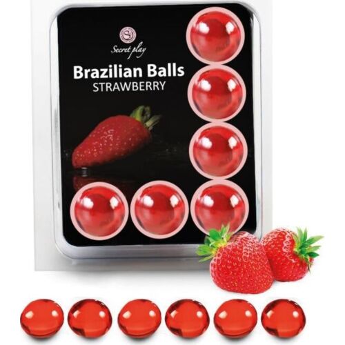 Brazilian Balls SECRETPLAY - Eper ízű élvezet