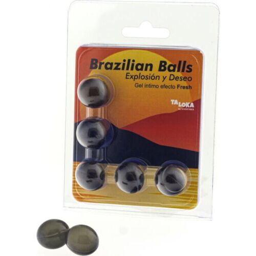 Brazilian Balls TALOKA - 5 db frissítő hatású izgató gél