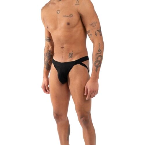 Jockstrap BURN DOUBLE BLACK JOCK L Kényelem és dizájn