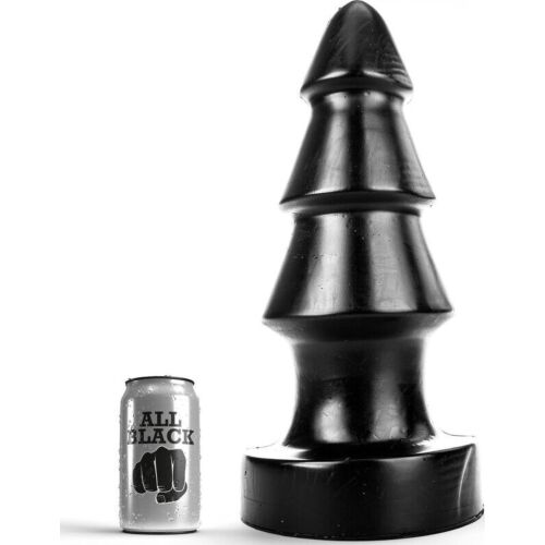 Vibrátor ALL BLACK DESAFÍO ANAL 40 cm