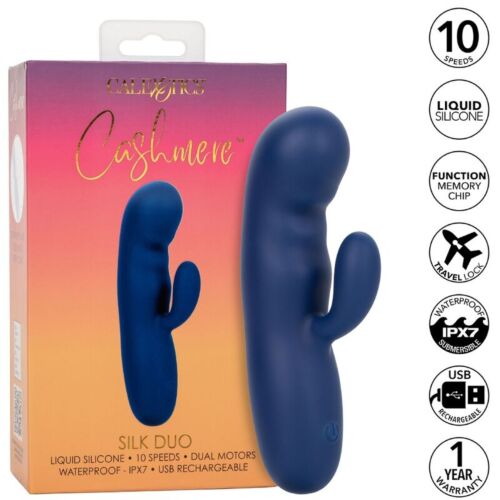 Vibrátor CALEXOTICS Cashmere Silk Duo kétmotoros stimulátor