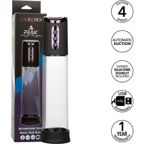 Péniszpumpa CALEXOTICS Peak 4 sebességgel