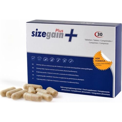 Kapszula 500COSMETICS SizeGain Plus a pénisz növelésére