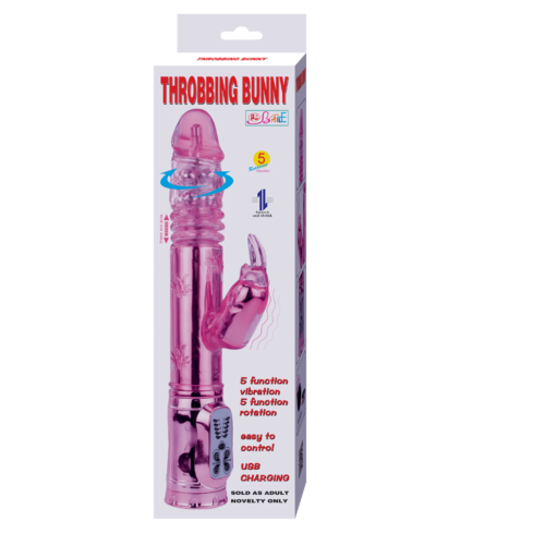 Vibrátor BAILE ROTATIONS THROBBING BUNNY | Klitorális és hüvelyi stimuláció