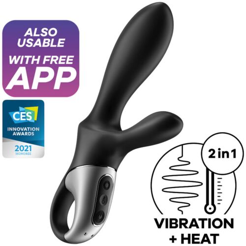 Anal vibrátor SATISFYER HEAT CLIMAX+ hőmérséklet funkcióval