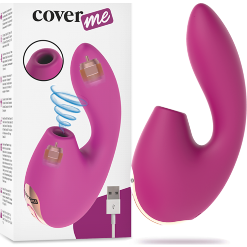Vibrátor COVERME Clitoral Sucker & G-spot Rush