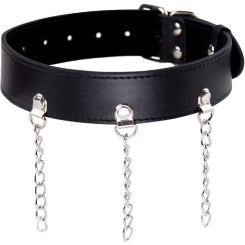 Bondage Nyaklánc OHMAMA FETISH Gyűrűkkel
