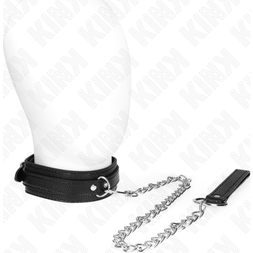 Nyaklánc KINK COLLAR & GAG 65 cm-es pórázzal