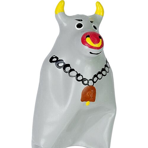 Vicces óvszer CONDOMERIE Grey Bull XL kézzel festett