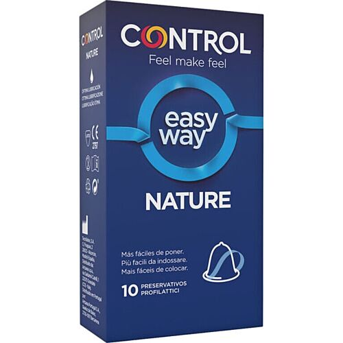 Kondom CONTROL NATURE EASY WAY - Egyszerű használat