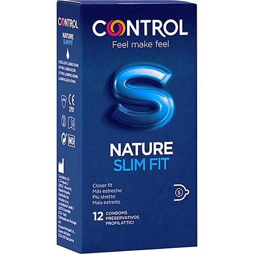 Preservatív CONTROL Slim Fit 12 db | Kényelmes illeszkedés