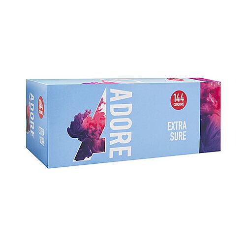 Óvszer Pasante Adore Extra Sure BULK 144 db