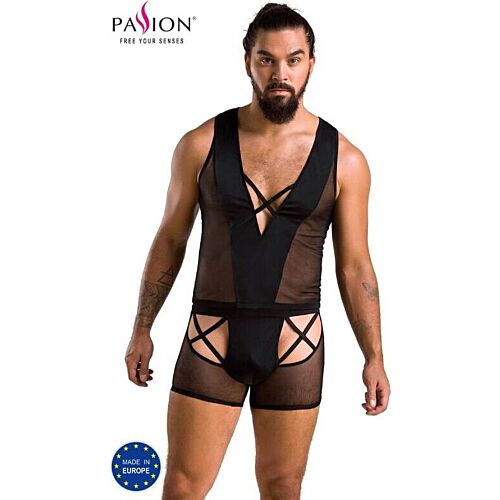 Férfi Alsónemű PASSION MEN 054 SET OSCAR BLACK