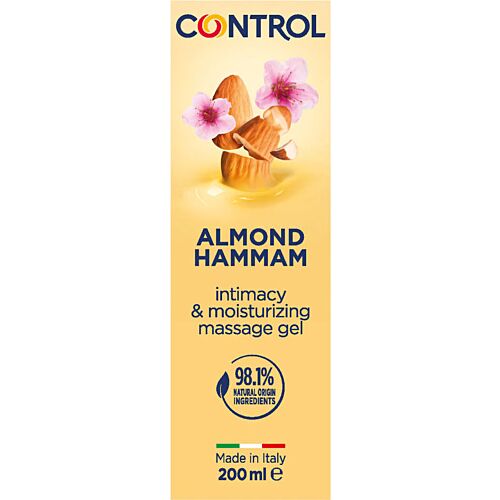 Lubrikáló CONTROL LUBES Almond Hammam masszázsgél 200 ml