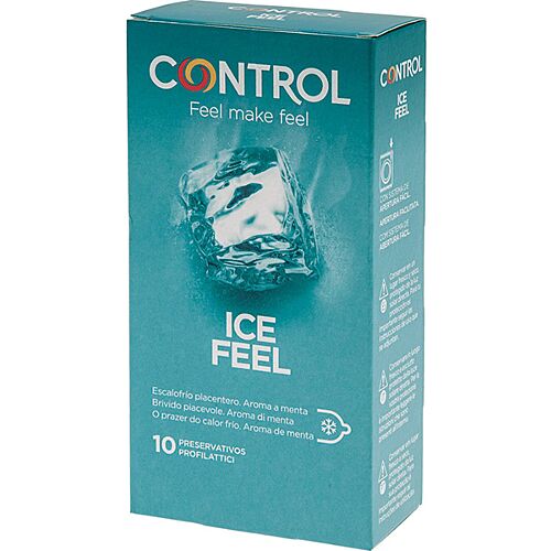 Óvszer Control Ice Feel 10 db hűsítő érzéssel