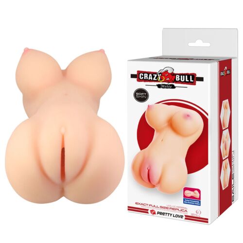 Masturbátor CRAZY BULL reális seggel és hüvellyel