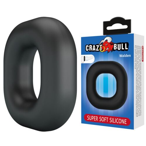 CRAZY BULL Walden szuper puha szilikon gyűrű fekete