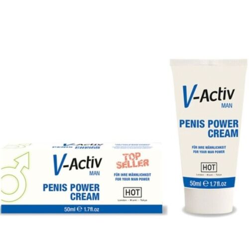 Férfi ápoló krém HOT V-ACTIV 50 ml energianövelő hatással