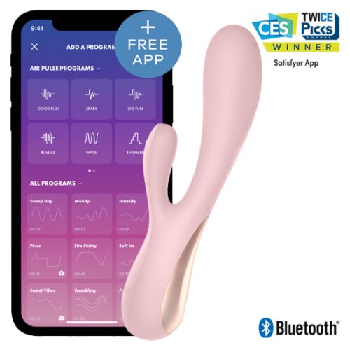 Vibrátor SATISFYER MONO FLEX PINK WITH APP