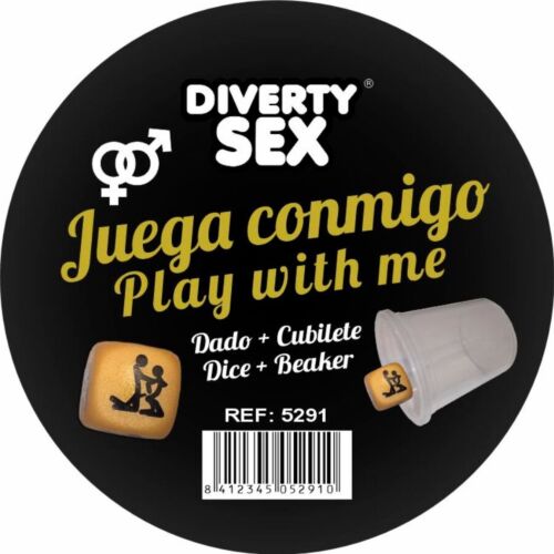 Dobókocka DIABLO PICANTE - Arany színű erotikus játék