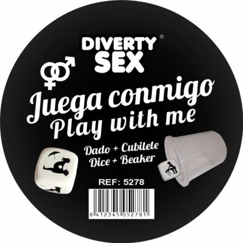 Kockajáték DIABLO PICANTE - Fehér kemény kocka helyzetekkel