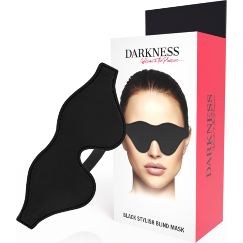 Egész maszk DARKNESS BONDAGE BLACK MASK - Izgalmas sötétség
